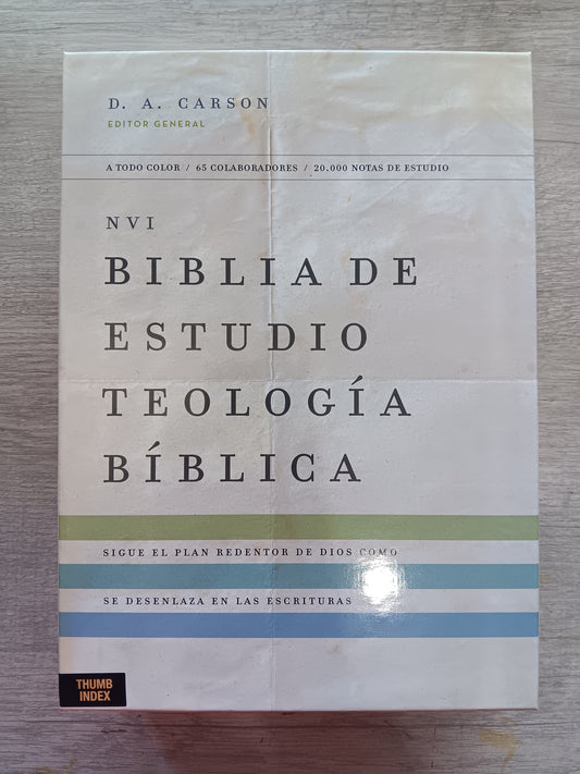 Biblia de Estudio Teologia Biblica