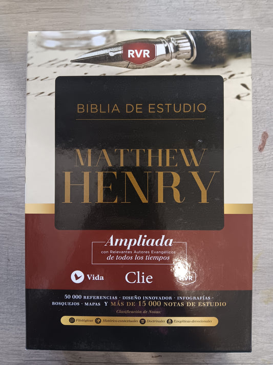 Biblia de Estudio Matthew Henry
