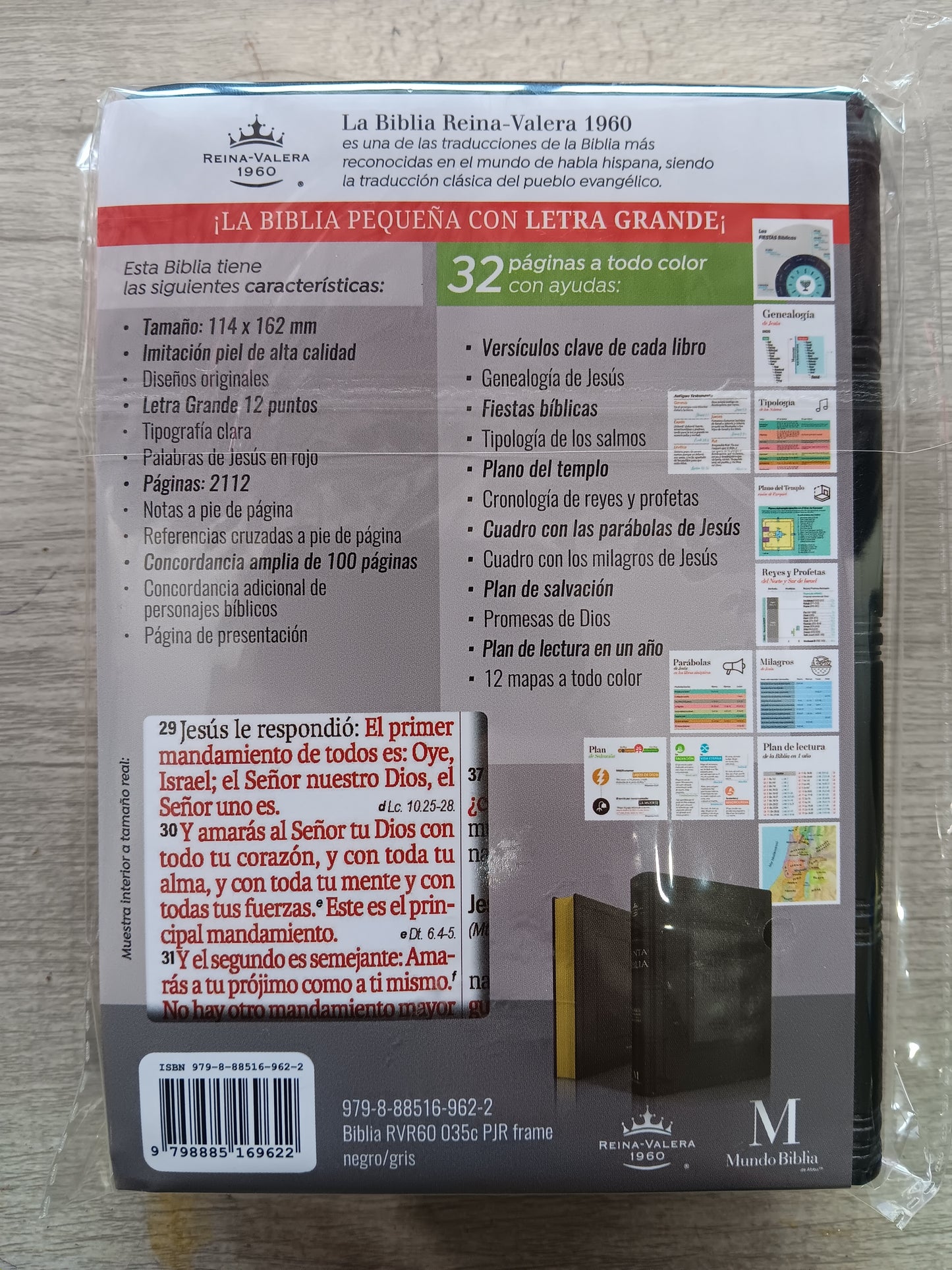 Biblia Letra Grande Tamaño Portatil