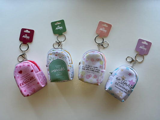 Mini Mochilitas de Llaverito para Niñas